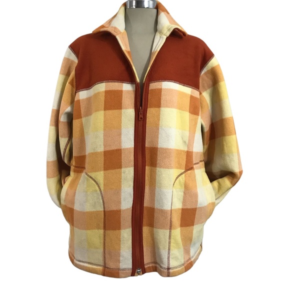 GRACELAND Orange and Yellow Weight Lite Jacket Size L - Picture 12 of 15